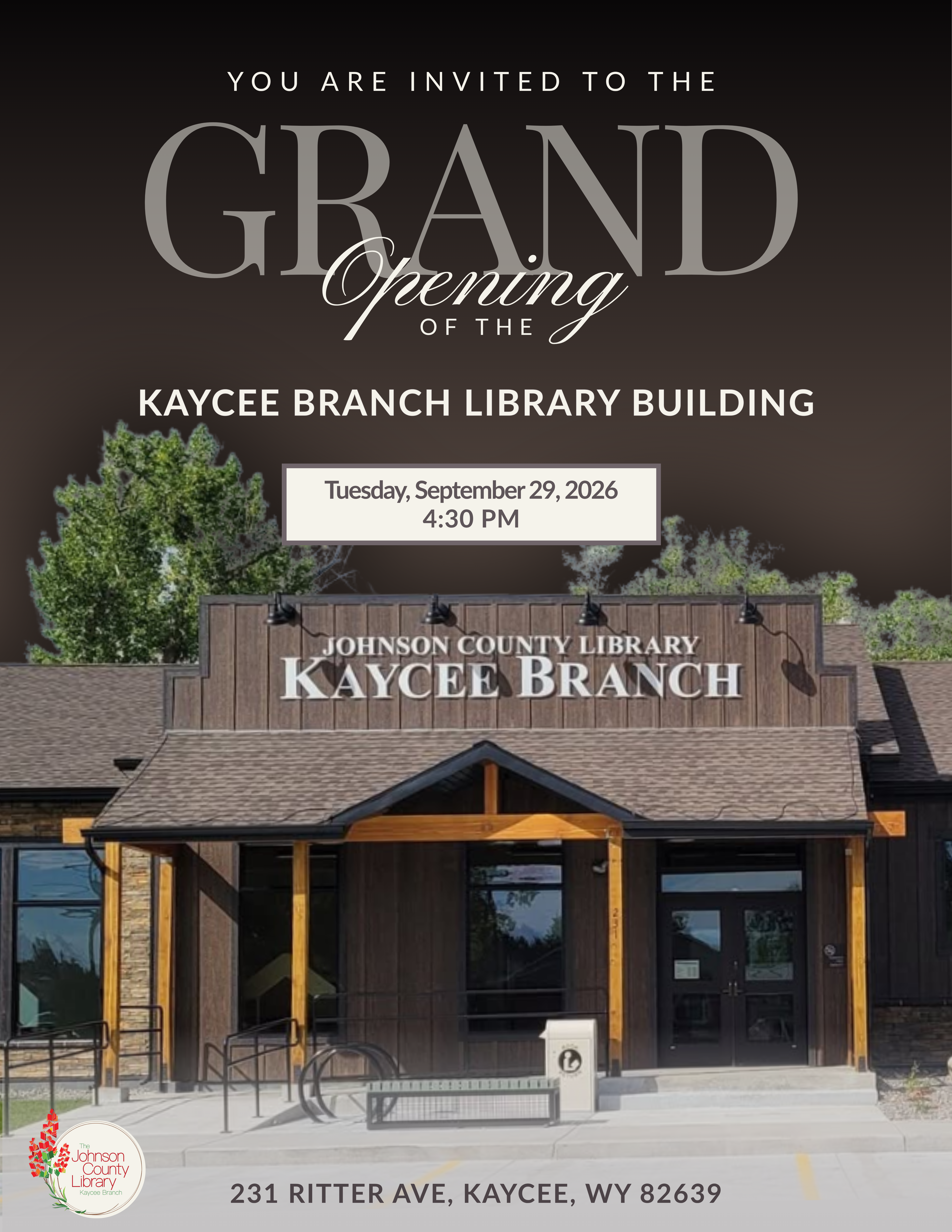 Grand Opening of the Kaycee Branch Library Building